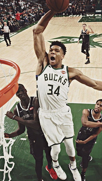 MasonArts Giannis Antetokounmpo 24inch x 36inch Silk Poster Dunk and Shot  Wallpaper Wall Decor Silk Prints for Home and Store