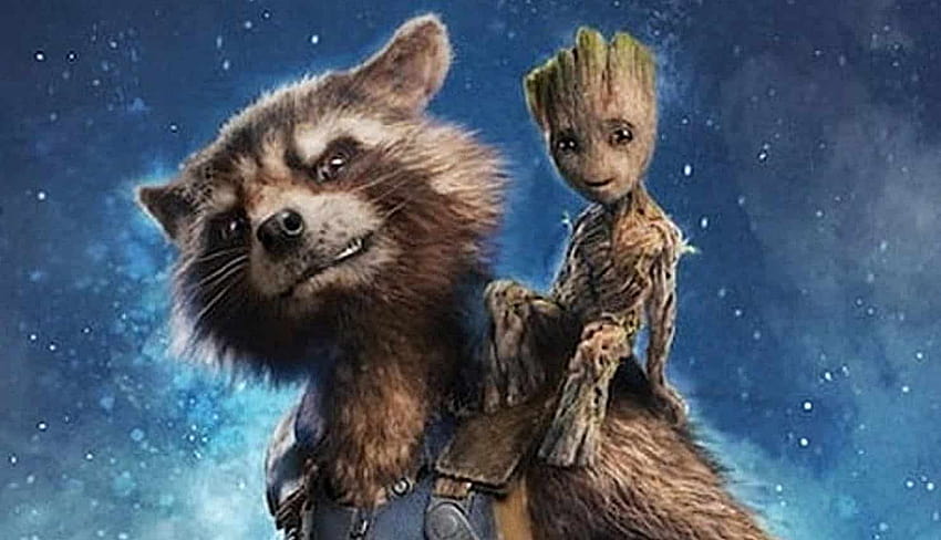 Rumor: Rocket Raccoon & Groot Mini, mapache cohete y groot fondo de pantalla