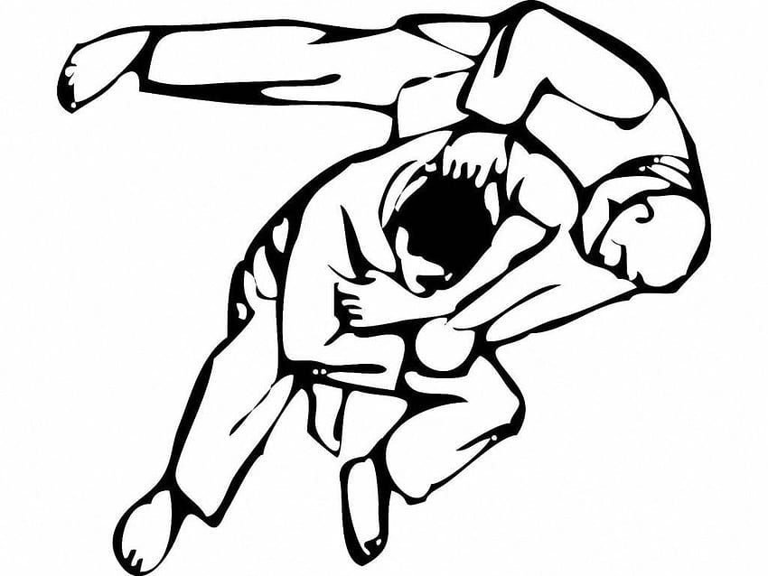Judo TShirts TSJU11 with wonderful Judo sketching MMA  Makos Sport