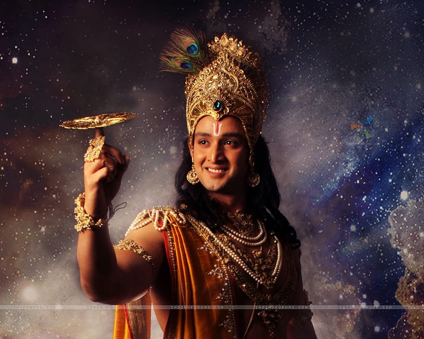 Star Plus Mahabharat Krishna, кришна звезда плюс mahabharat HD тапет