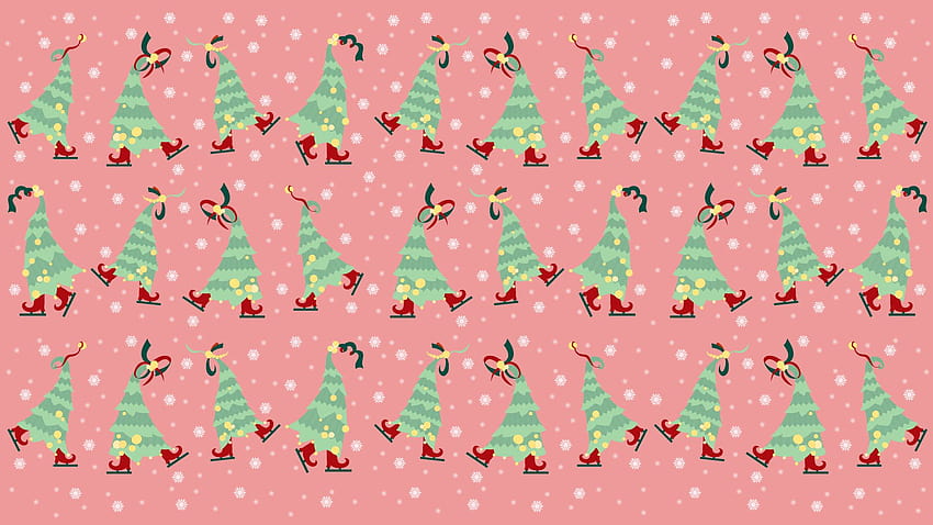 Cute Christmas wallpaper for a festive mood