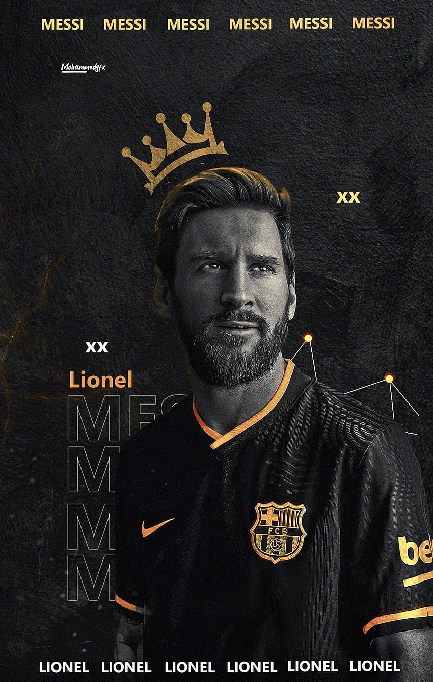 Mohammed Gfx Leo Messi FC Barcelona Neues Trikot 2021 Facebook [1302x2048] für Ihr , Handy & Tablet, Bacelona-Team 2021 HD-Handy-Hintergrundbild