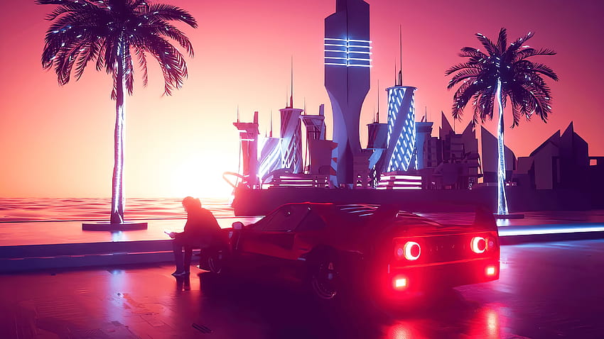 Miami sunset HD wallpaper | Pxfuel