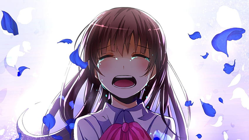 Of Anime Girl Crying Depressed Sad Anime Girl Crying Drawing HD wallpaper