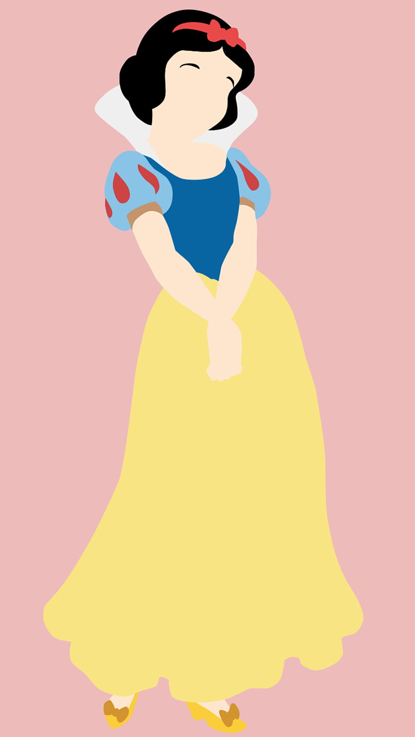 Disney, Snow White, And Phone, disney princess minimalist HD phone wallpaper