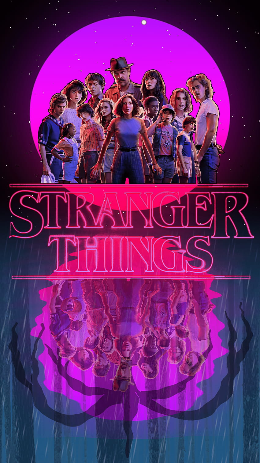 Download Stranger Things Wallpaper Title Sequence RoyaltyFree Stock  Illustration Image  Pixabay
