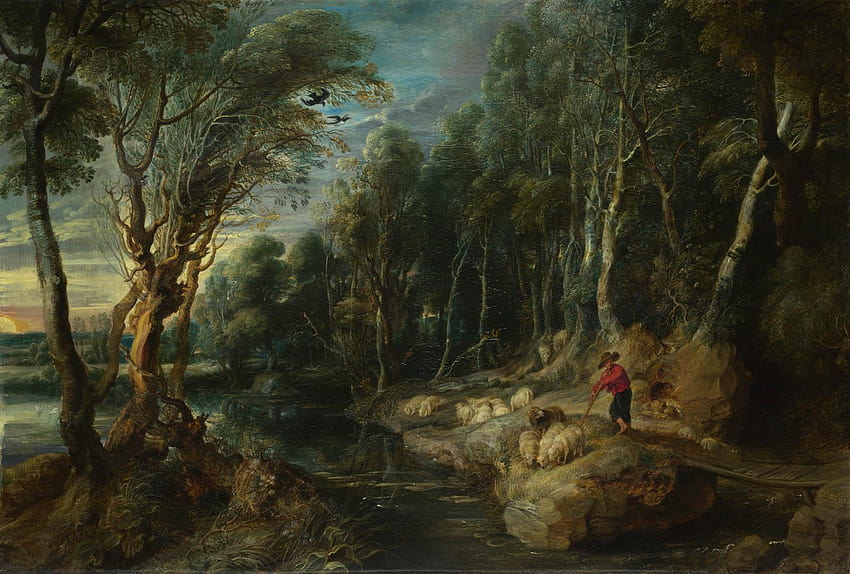 Eine flämische barocke Peter-Paul-Rubens-Kunst, barocke Kunst HD-Hintergrundbild