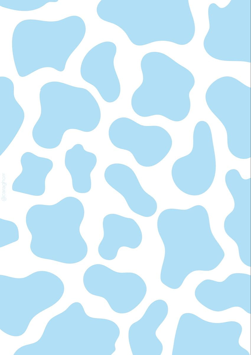 blue cow print wallpaper  Cow print wallpaper, Cow wallpaper, Cute blue  wallpaper