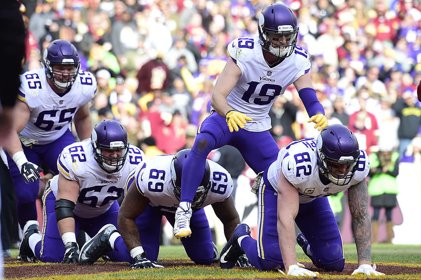 Vikings du Minnesota contre les Redskins de Washington: hauts et bas de la semaine 8, Adam Thielen Fond d'écran HD