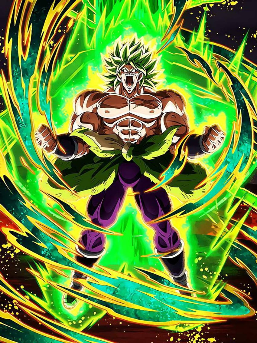 Legendarny SSJ Broly autorstwa DragonBall_art Tapeta na telefon HD