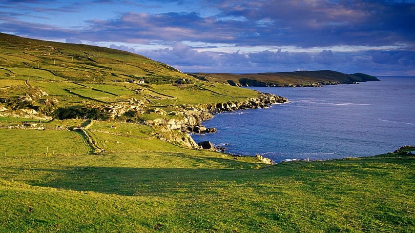 Irish Coast, ireland spring HD wallpaper