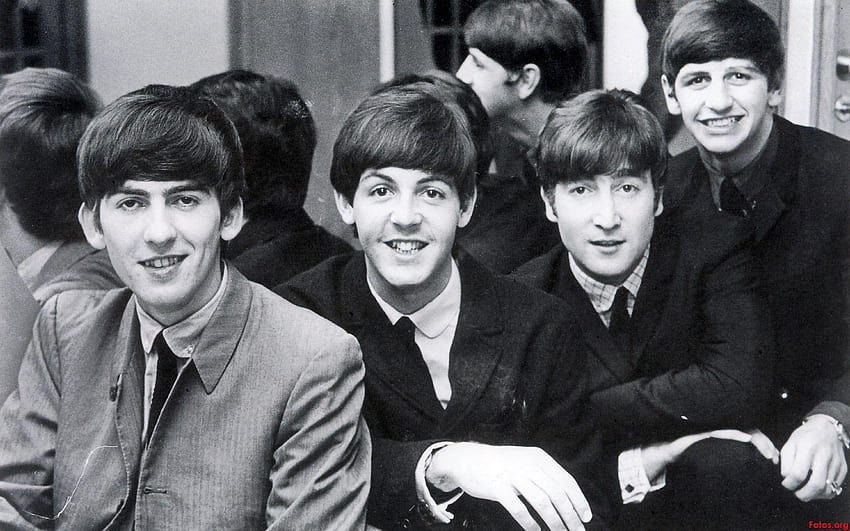 The Beatles John Lennon George Harrison Ringo Starr Paul McCartney Tapeta HD