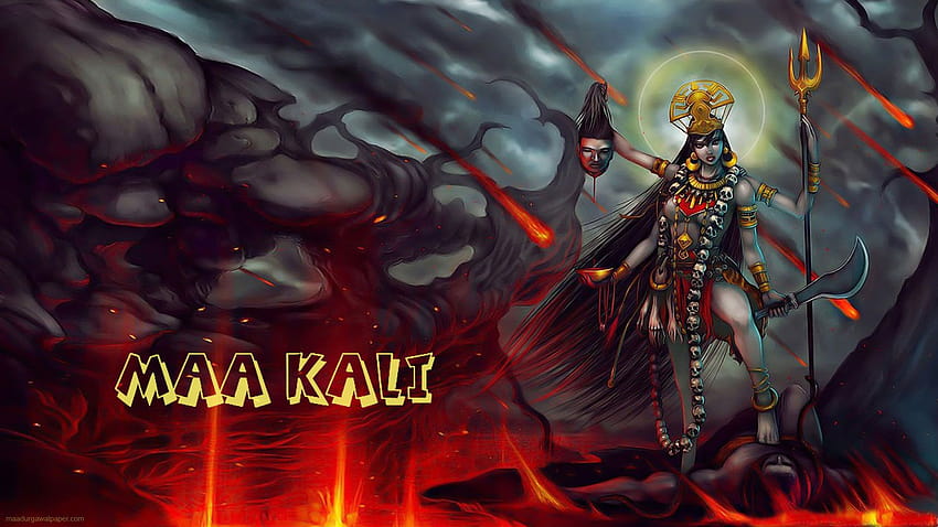 Goddess Kali animated, ma kali HD wallpaper