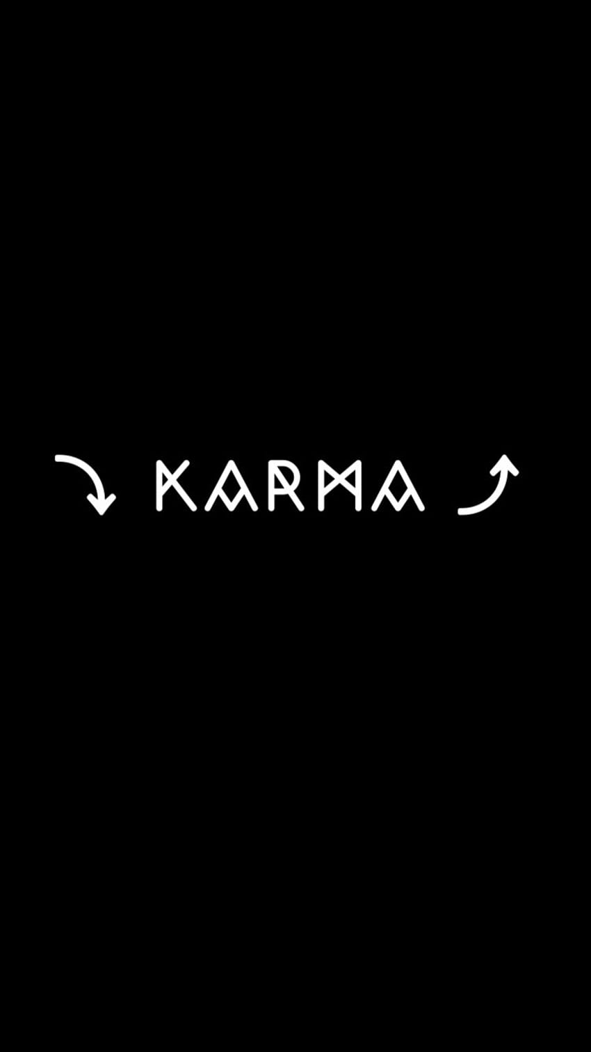 Karma WALLPEPER, logo karma Fond d'écran de téléphone HD
