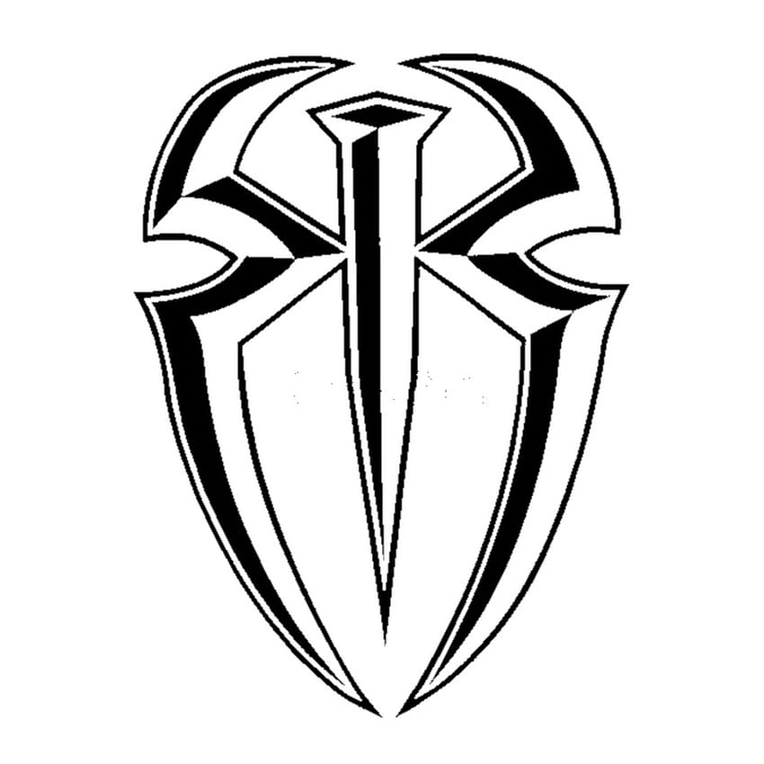 Das Geheimnis hinter dem ikonischen Logo von Roman Reigns, wwe Roman Reigns Logo HD-Handy-Hintergrundbild