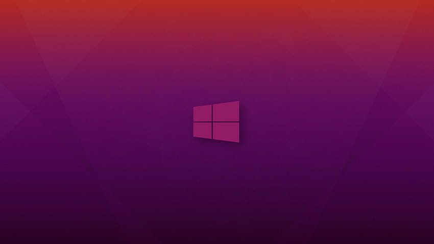 : Windows 10, fioletowe tło, różowy, logo 1920x1080, fioletowe okna Tapeta HD