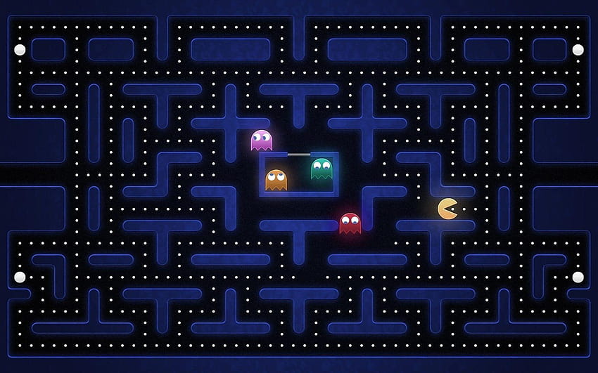 Pacman, labirinto, molestie, ricerca Sfondo HD