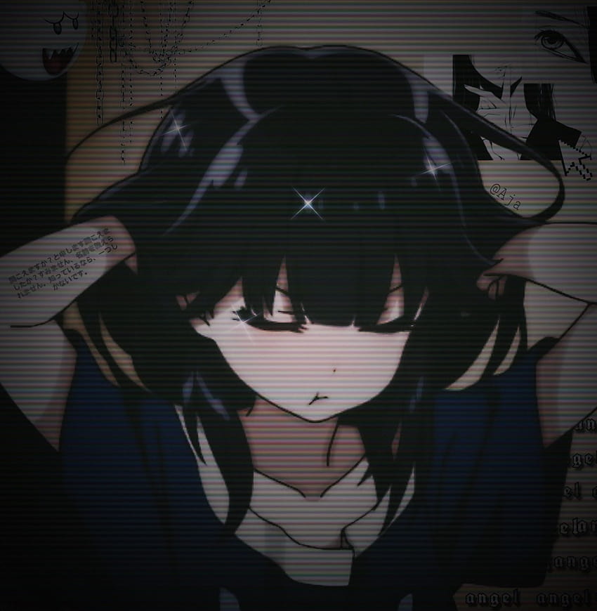 Download Heart Finger Dark Aesthetic Anime Pfp Wallpaper  Wallpaperscom