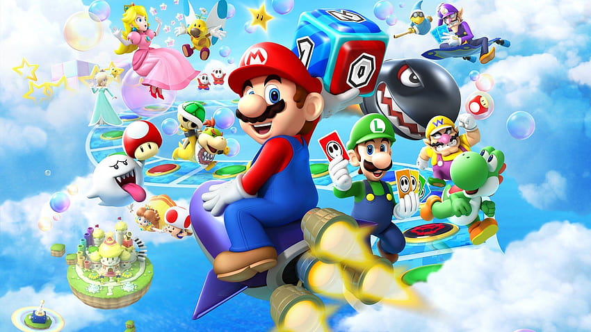 รับส่วนลดสำหรับเกม Mario Party, Kirby Goodies และอื่น ๆ ในอเมริกาเหนือ wii party u วอลล์เปเปอร์ HD