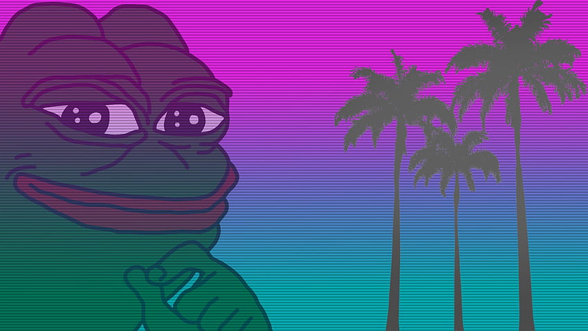 Pepe The Frog, meme della rana Sfondo HD