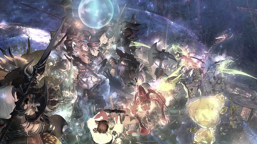 HD wallpaper Final Fantasy XIV Endwalker blue video game art mmo game  characters  Wallpaper Flare