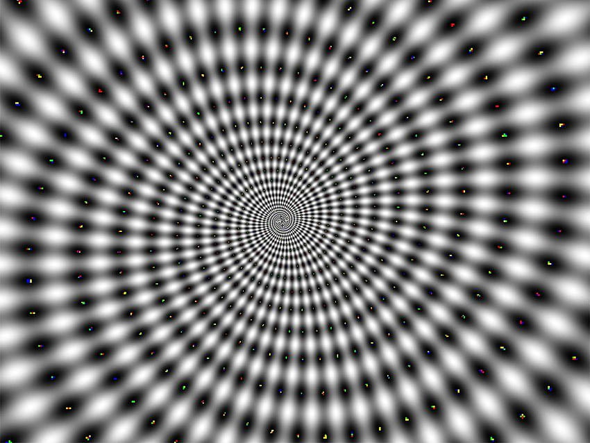 Arrière-plans en spirale tournante hypnotique pour PowerPoint, cercle tournant Fond d'écran HD