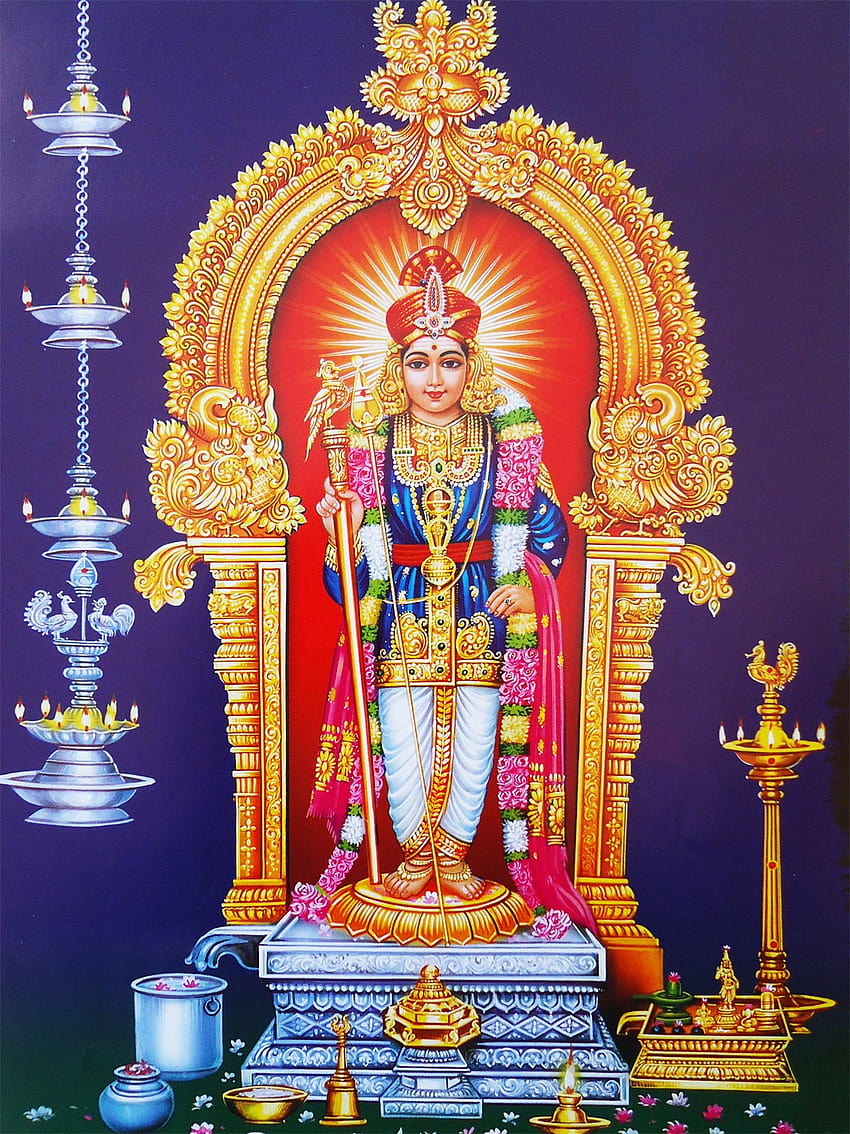 Thiruchendur Sri Subramaniya Swamy Temple、ティルチェンドゥル・ムルガン HD電話の壁紙