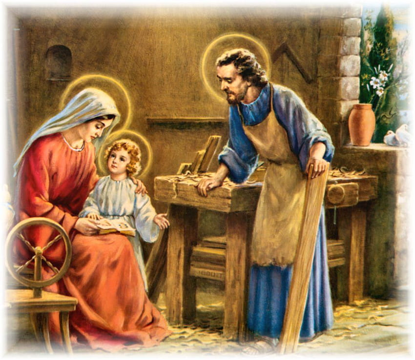 JESUS ​​MARIA UND JOSEPH, Jesus-Familie HD-Hintergrundbild