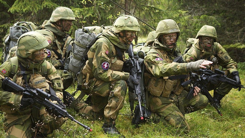 Norwegian Army, Norwegian Armed Forces, soldier, camo, us army camo HD wallpaper