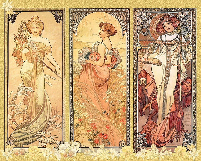 Alphonse Mucha For Android « Long HD wallpaper