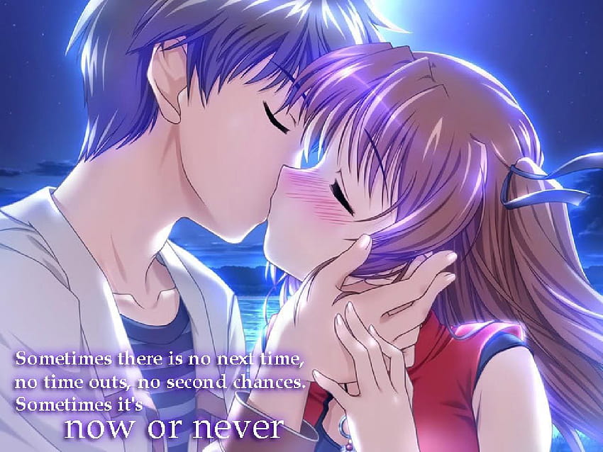 Fresh Anime Girls Kissing Design, anime de beijo papel de parede HD