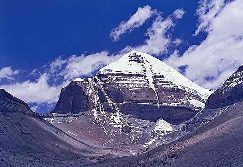 Kup Samriddhi Gloss Laminated High Class Mount Kailash Parvat do samochodu, om parvat Tapeta HD