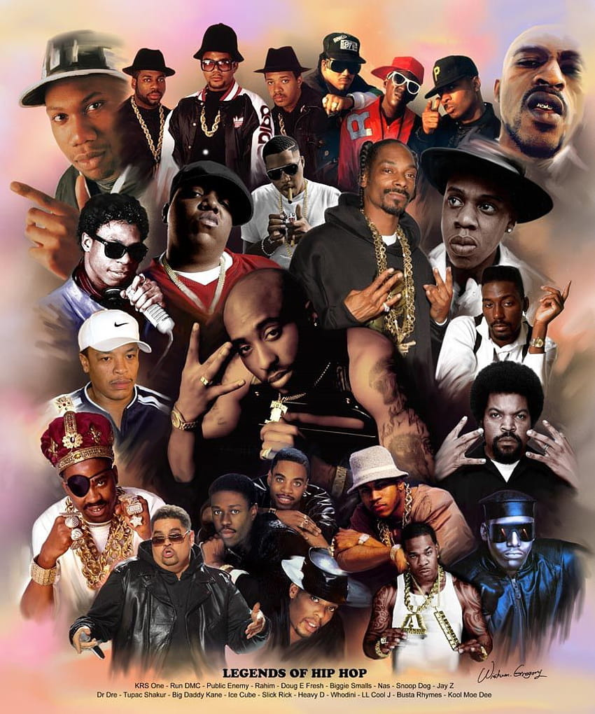 Leggende dell'hip hop, leggende del rap Sfondo del telefono HD