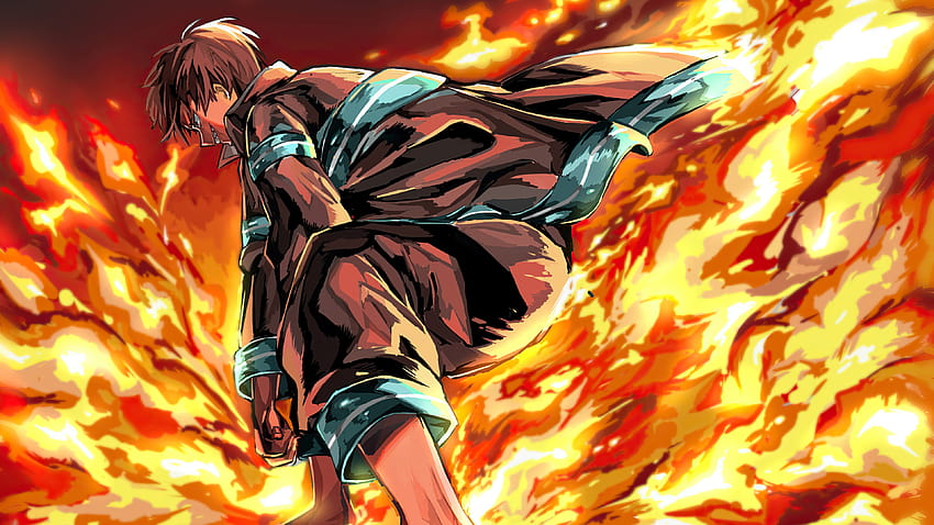 Kekuatan Api Shinra Kusakabe, kekuatan api pc Wallpaper HD