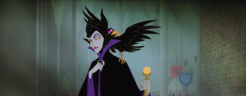 Dornröschen Maleficent, lila Maleficent HD-Hintergrundbild