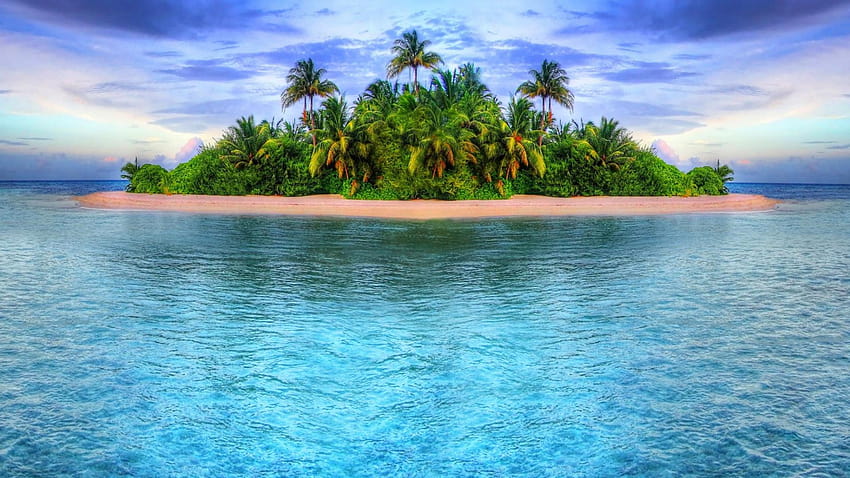 4 Island for Computer, isolated island HD wallpaper