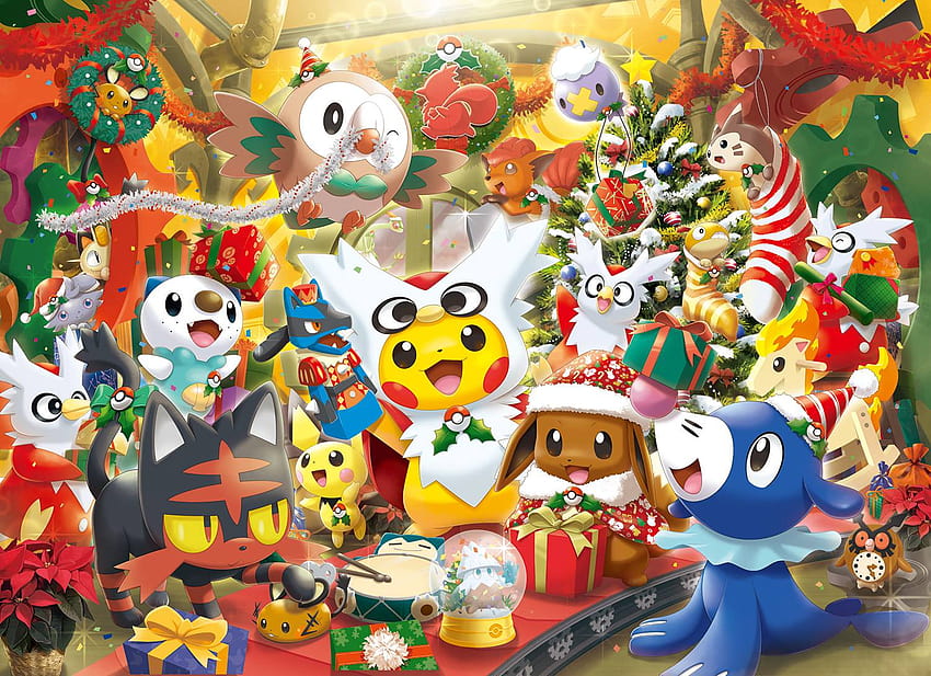 Dieser lächerlich perfekte Pokemon-Weihnachts-, Adventskalender HD-Hintergrundbild