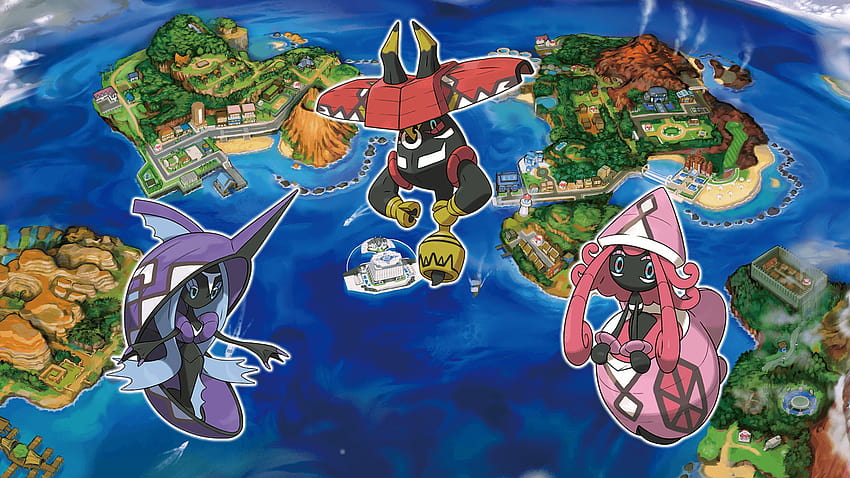 New island guardians revealed for Pokémon Sun & Moon, tapu fini HD ...
