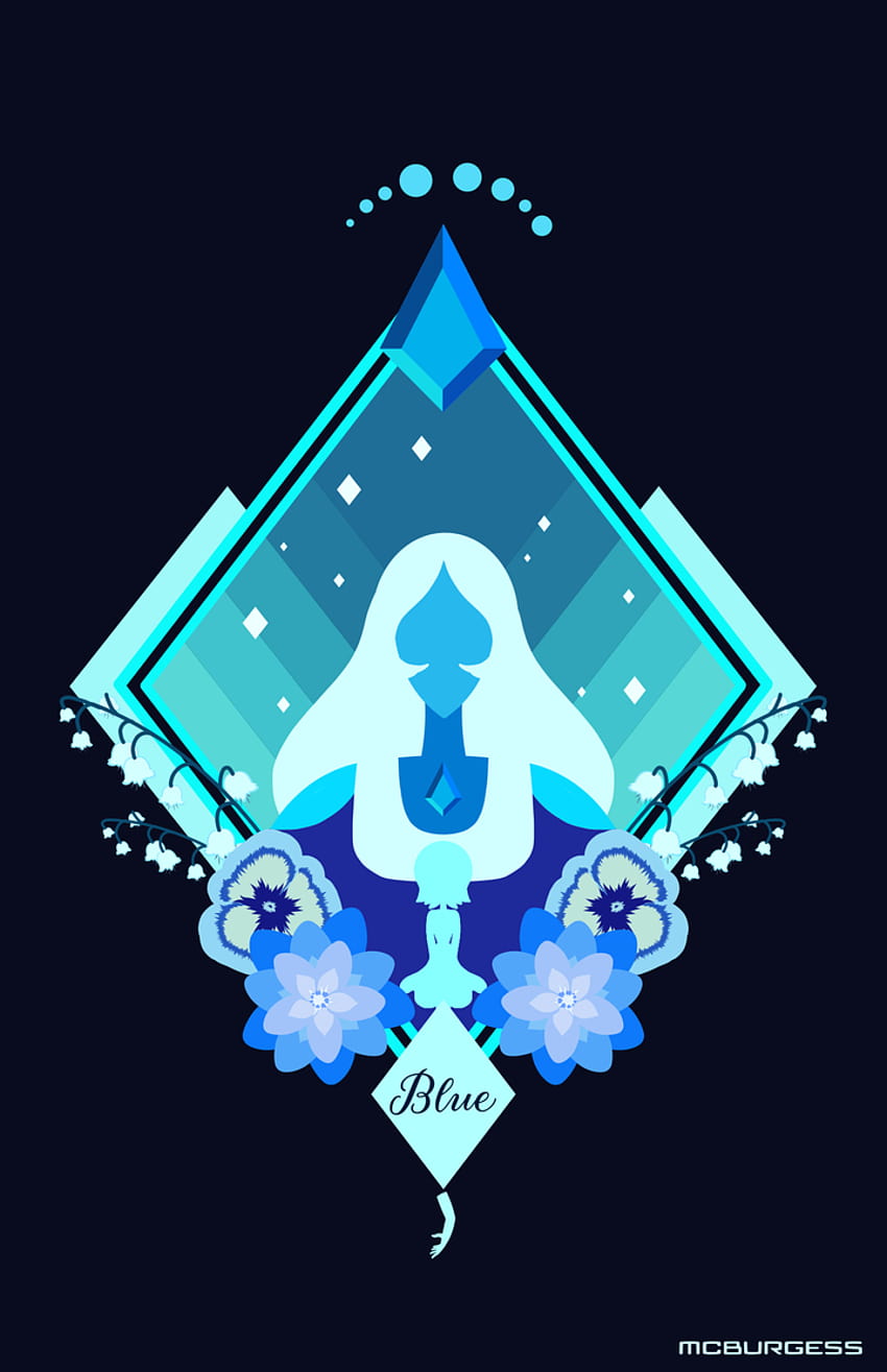 Blue Diamond Steven Universe HD phone wallpaper