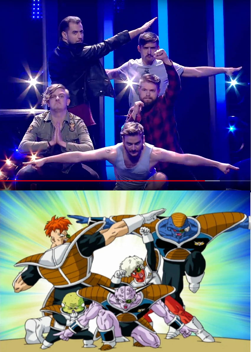 They just did the Ginyu force pose on Eurovision HD phone wallpaper | Pxfuel