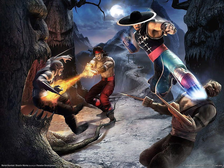 Kung Lao i Liu Kang, śmiertelna walka liu kanga Tapeta HD