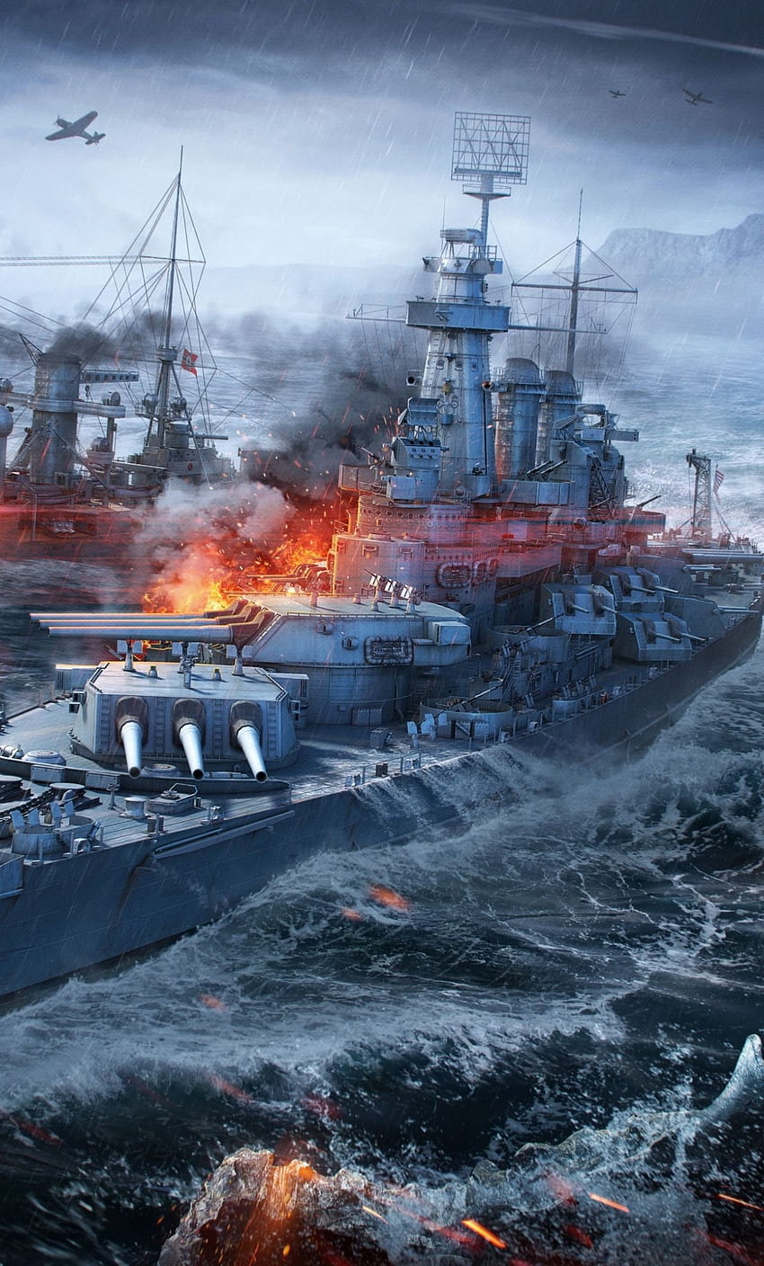 1280x2120 Videospiel, Kriegsschiffe, Schiffe, World of Warships, iPhone 6 Plus, 1280x2120, Hintergrund, 16833 HD-Handy-Hintergrundbild
