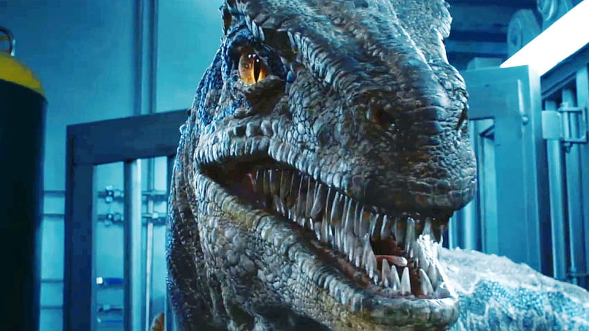 Jurassic World: Fallen Kingdom, niebieski velociraptor Tapeta HD