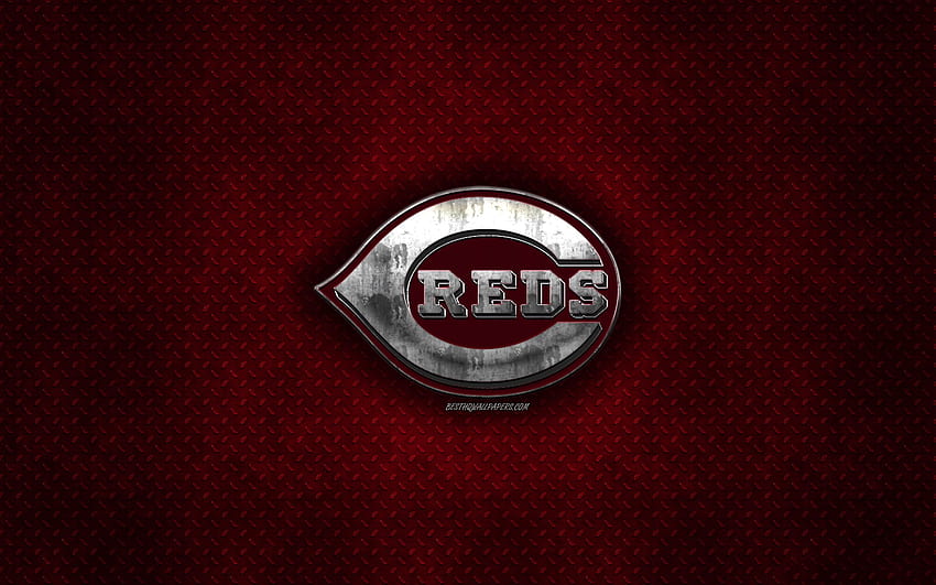 Синсинати Редс, американски бейзболен клуб, червено HD тапет