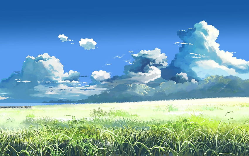 Naruto Scenery, joli paysage d'anime vert Fond d'écran HD