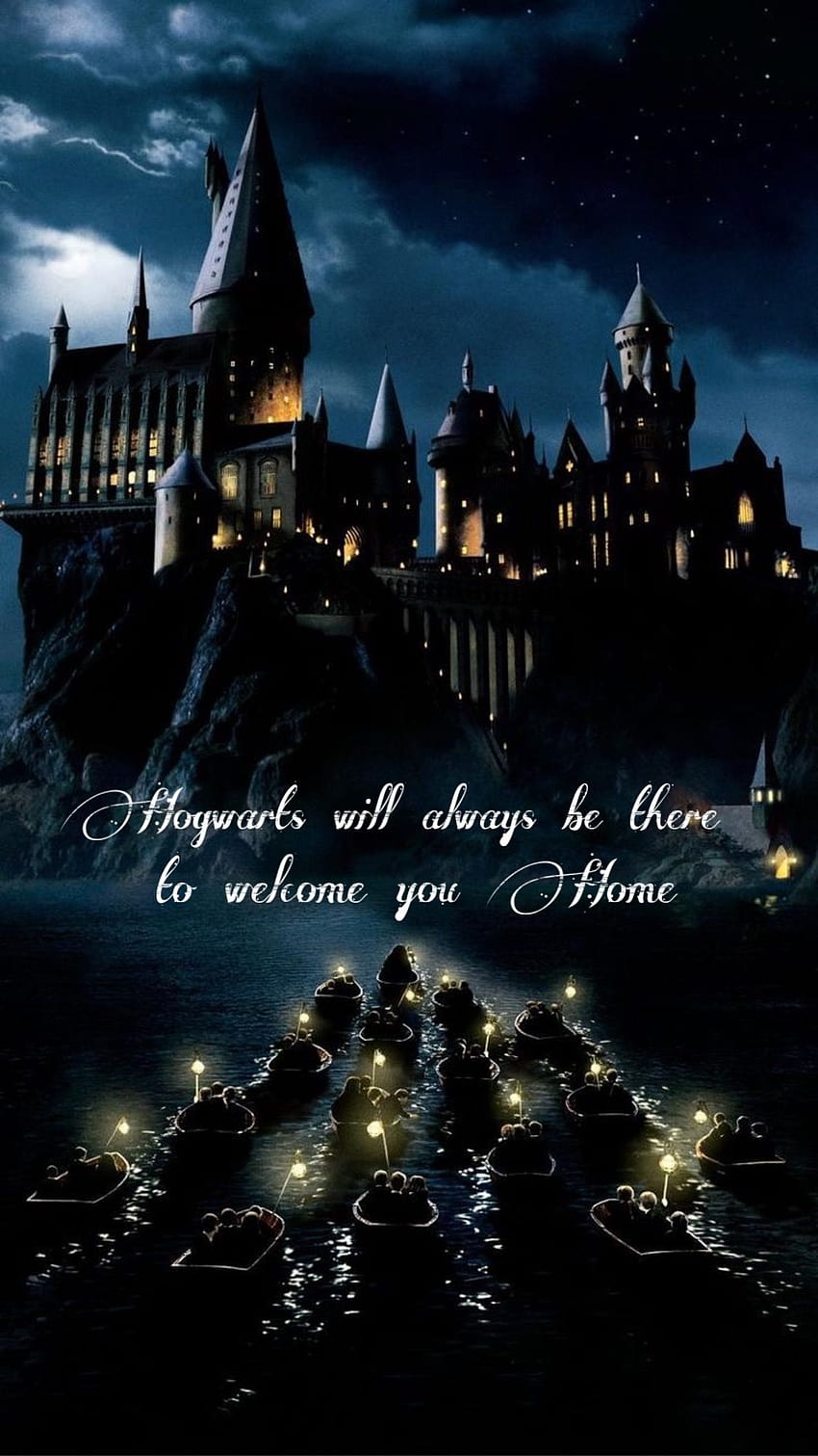 Egal, ob Sie per Seite oder auf der großen Leinwand zurückkommen, Hogwarts wird immer für Sie da sein … HD-Handy-Hintergrundbild
