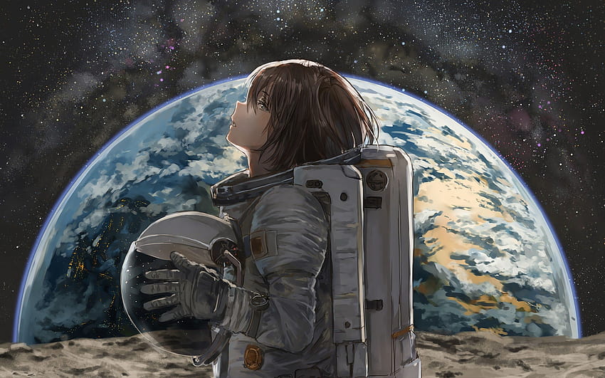 KREA - Search results for anime astronaut relaxing