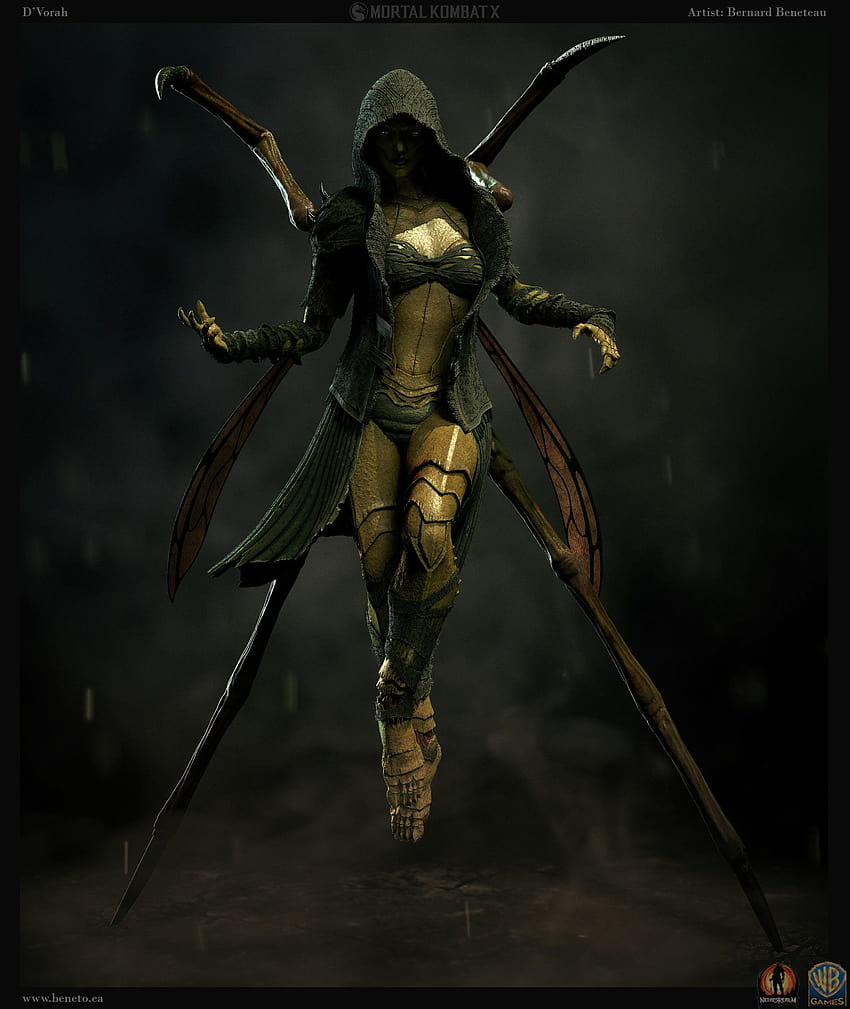 Mortal Kombat X karakteri D'vo…, dvorah'ı geliştirirken en beğendiğim parçalardan bazıları bunlar. HD telefon duvar kağıdı