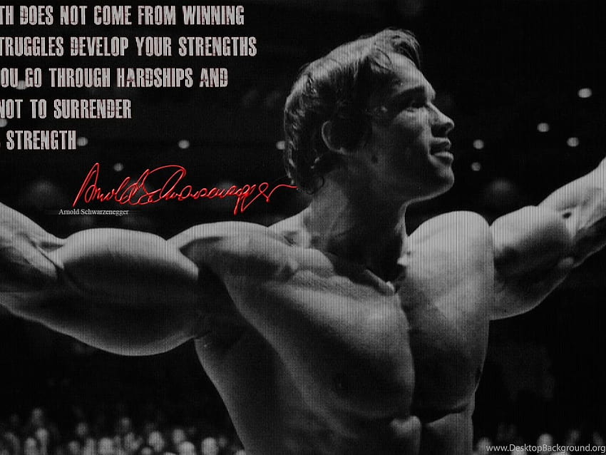 Arnold Schwarzenegger Quote Backgrounds, arnold schwarzenegger quotes HD  wallpaper | Pxfuel