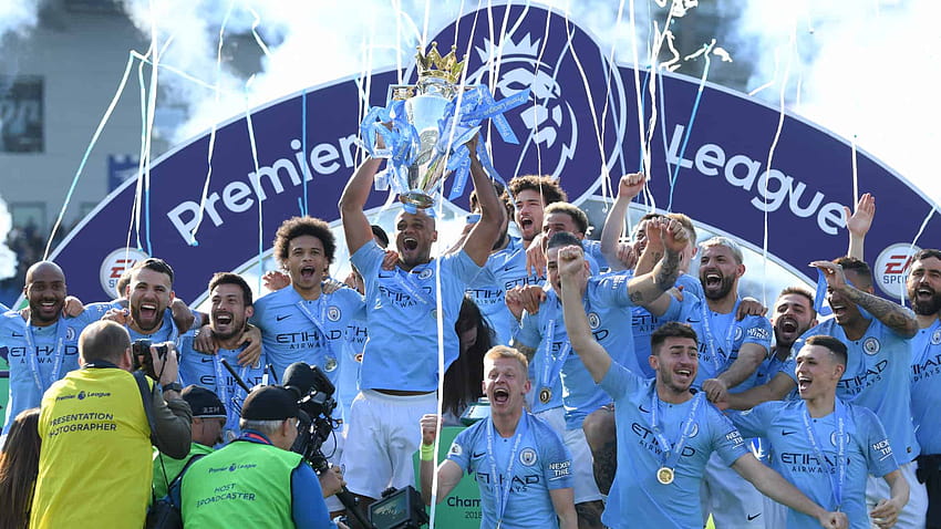Watch: That moment Manchester City lifted a historic trophy [video], man city 2019 HD wallpaper
